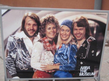 Jag besökte ABBA -museét i Stockholm. Det var spännande