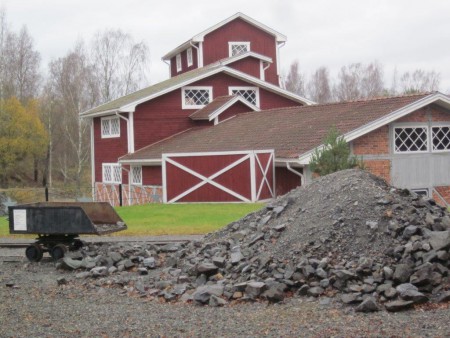 På hemvägen besökte vi Zinkgruvan -knallashaktet utanför Askersund