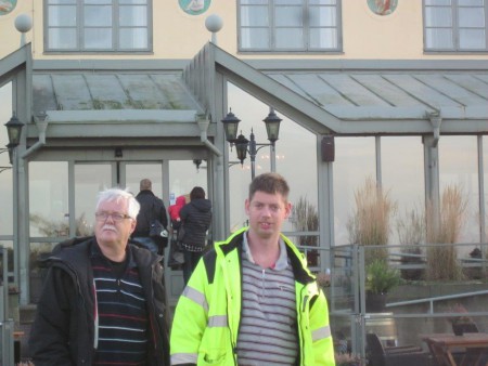 Fars dag 2014. Jag bjöd pappa  på afternoon tea på Varbergs kurort. Han tyckte det var en trevlig  överraskning.